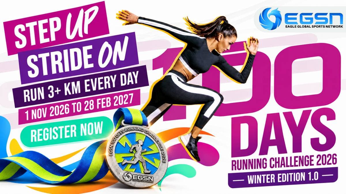 EGSN 100 DAYS RUNNING CHALLENGE 2026.
