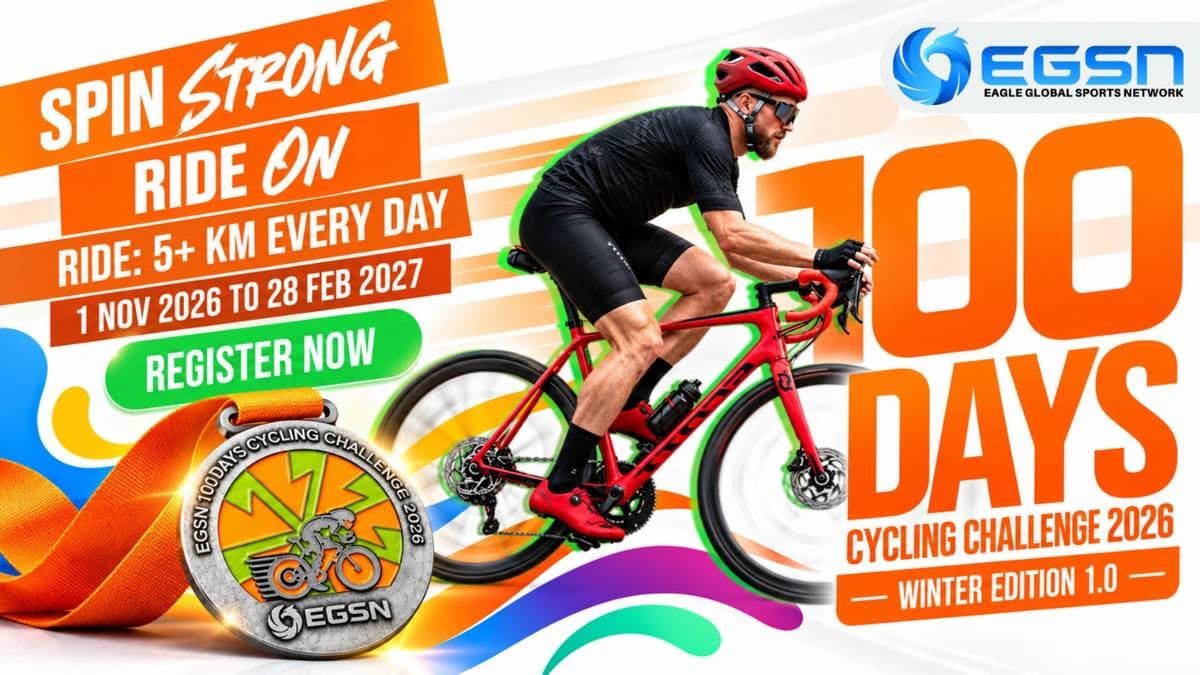 EGSN 100 DAYS CYCLING CHALLENGE 2026. (Winter Edition 1.0)